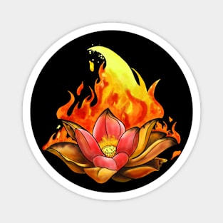 Phoenix Lotus Magnet